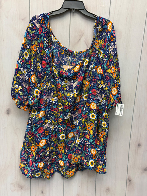 Vist Large View of Product Image Which is Used Unbranded Short Sleeve Top 6X-28/30