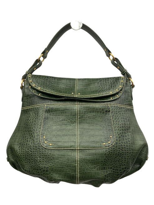 Vist Large View of Product Image Which is Used Maxx New York Large Leather Handbag