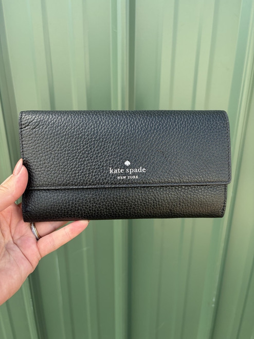 Vist Large View of Product Image Which is Used Kate Spade New York Leather Wallet