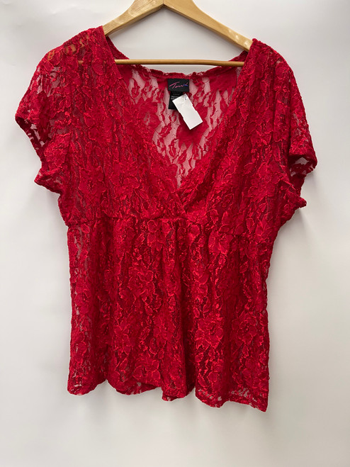 Vist Large View of Product Image Which is Used Torrid Short Sleeve Top 2X-20