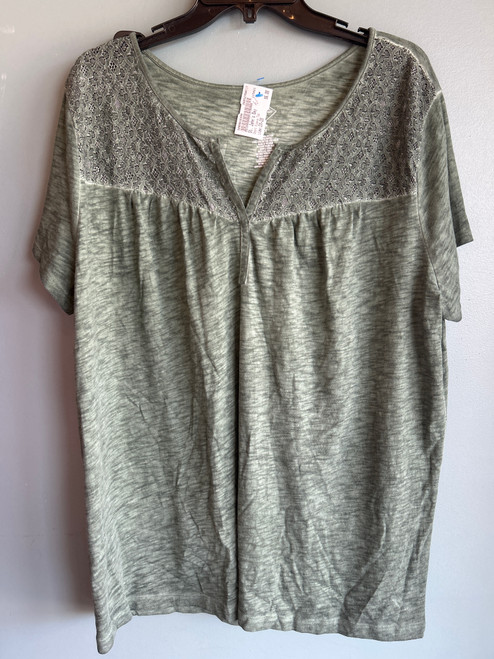 Vist Large View of Product Image Which is Used St. John's Bay Short Sleeve Top 2X-20