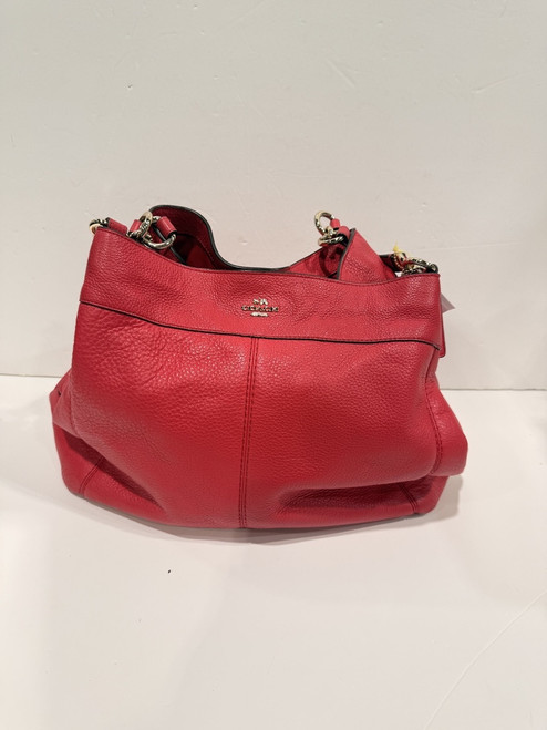 Vist Large View of Product Image Which is Used Coach Large Leather Handbag