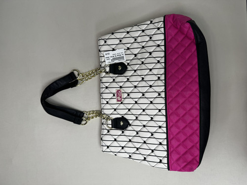 Vist Large View of Product Image Which is Used Luv Betsey By Betsey Johnson Large Leather Handbag