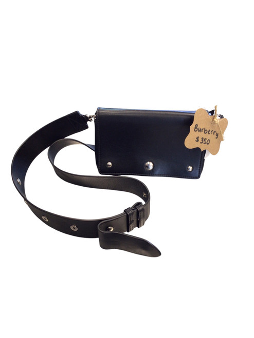 Vist Large View of Product Image Which is Burberry Small Leather Handbag