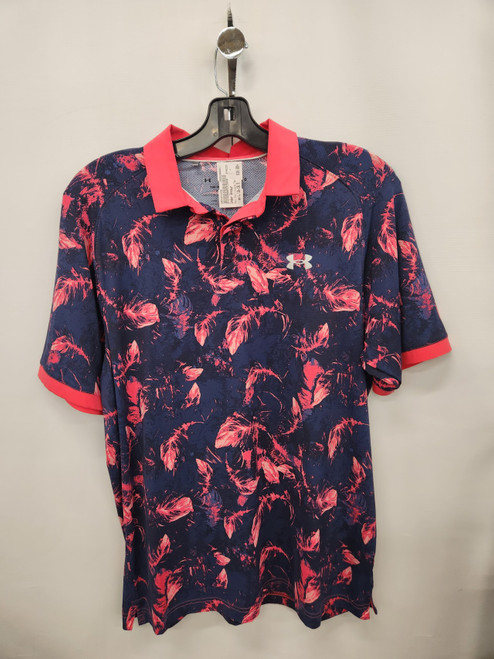 Vist Large View of Product Image Which is Used Under Armour Mens Short Sleeve Top L/16-16.5