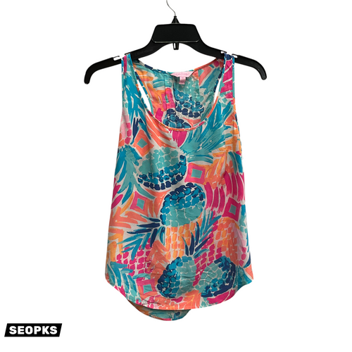 Vist Large View of Product Image Which is Used Lilly Pulitzer Sleeveless Top XS-0/2