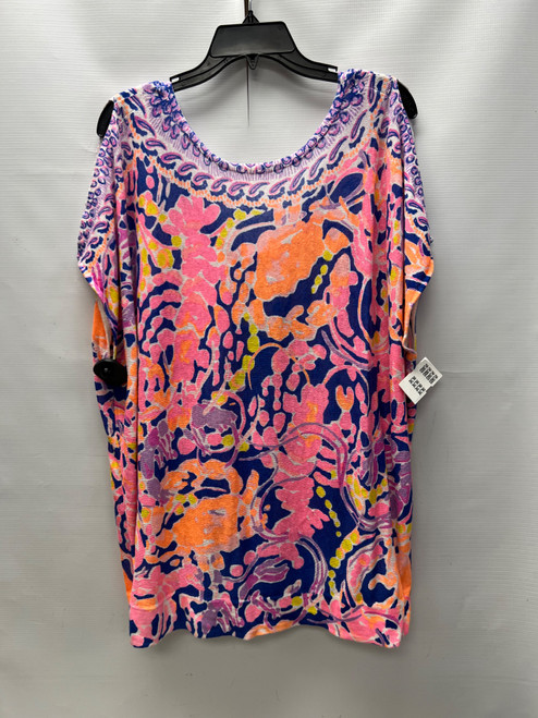 Vist Large View of Product Image Which is Used Lilly Pulitzer Short Sleeve Top XL-16