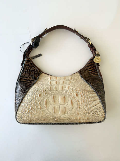 Vist Large View of Product Image Which is Used Brahmin Large Leather Handbag