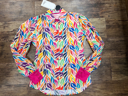 Vist Large View of Product Image Which is The Tellier Long Sleeve Top S-4/6