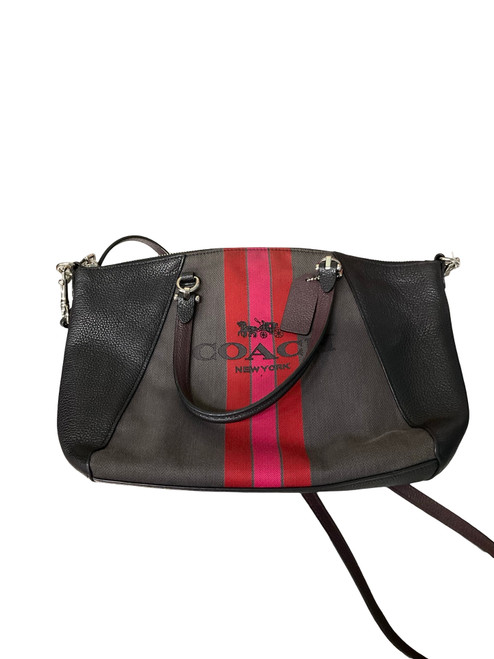 Vist Large View of Product Image Which is Used Coach Large Leather Handbag