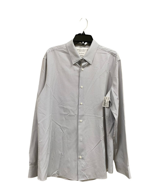 Vist Large View of Product Image Which is Used Perry Ellis Mens Long Sleeve Top XL/17-17.5