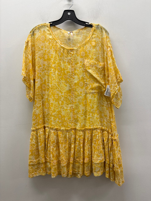 Vist Large View of Product Image Which is Used Yellow Free People Short Dress B S-4/6