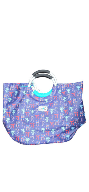 Vist Large View of Product Image Which is Used SWIG Large Leather Handbag