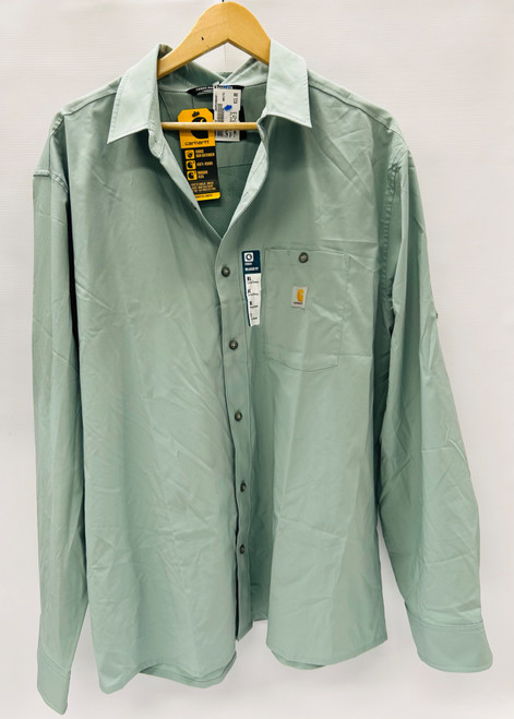 Vist Large View of Product Image Which is Used Carhartt Mens Long Sleeve Top XL/17-17.5