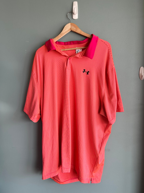 Vist Large View of Product Image Which is Used Under Armour Mens Short Sleeve Top 3X/19-19.5