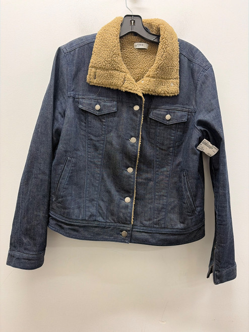 Vist Large View of Product Image Which is Used Denim BTS Gap Sherpa Jacket L-12/14