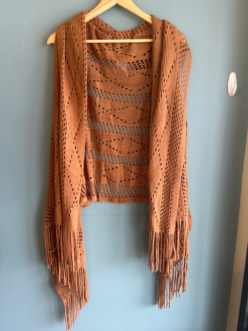 Vist Large View of Product Image Which is Used sweater vest shawl one size M-8/10