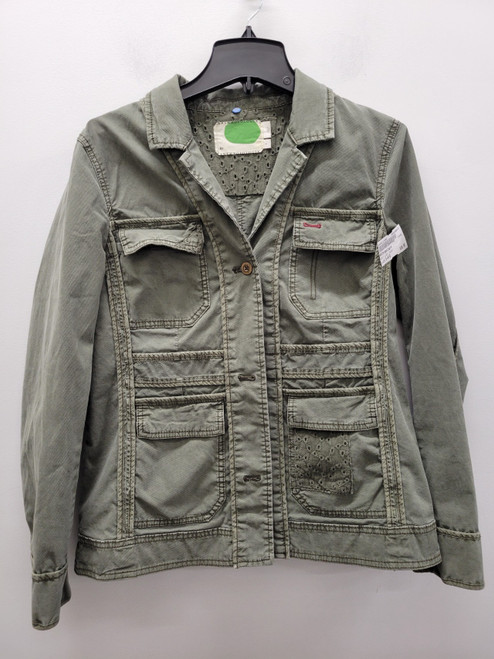 Vist Large View of Product Image Which is Used Green Anthropologie Short Light Jacket S-4/6