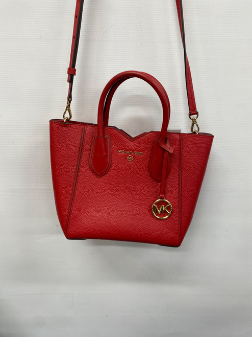 Vist Large View of Product Image Which is Used Michael Michael Kors Large Leather Handbag
