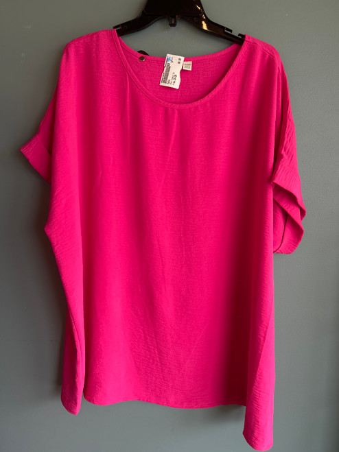 Vist Large View of Product Image Which is Used Cato Short Sleeve Top 2X-20