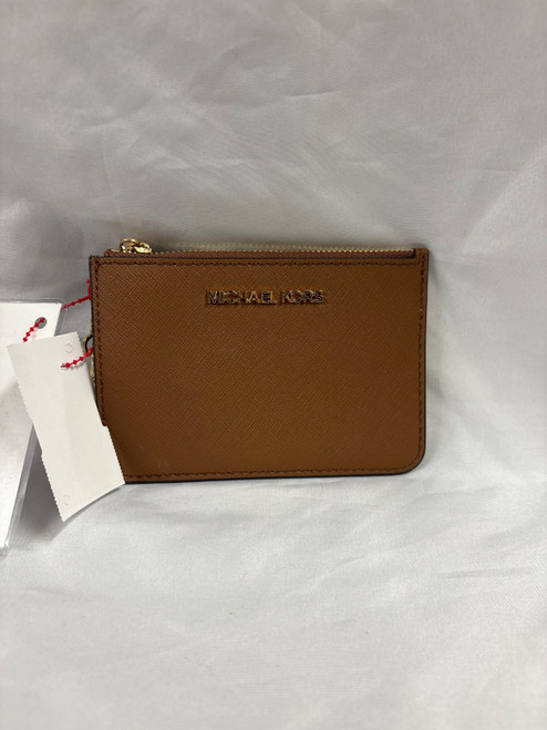 Vist Large View of Product Image Which is Used Michael Michael Kors Leather Card Holder