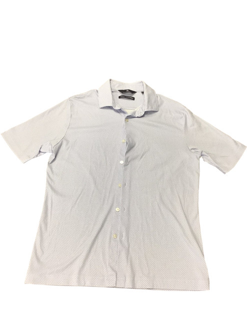 Vist Large View of Product Image Which is Used Hart Schaffner Marx Mens Short Sleeve Top M/15-15.5