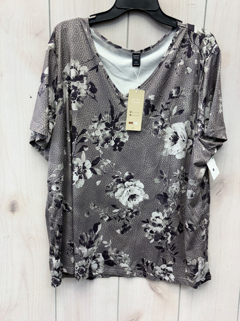 Vist Large View of Product Image Which is Used Unbranded Short Sleeve Top 4X-24