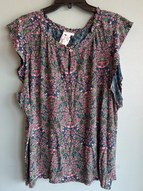 Vist Large View of Product Image Which is Used J. Jill Sleeveless Top 2X-20