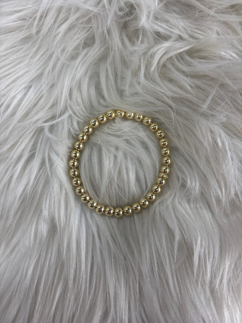 Vist Large View of Product Image Which is Used lagos 18 karat gold bead Bracelet