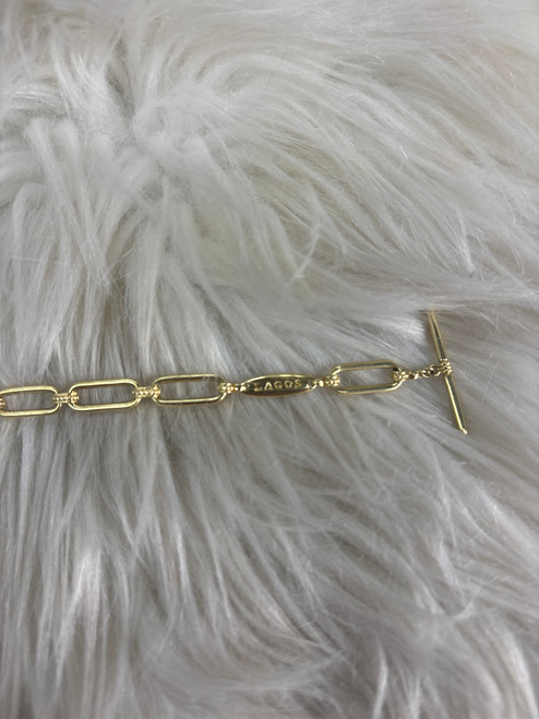 Vist Large View of Product Image Which is Used lagos 18k petite link Bracelet