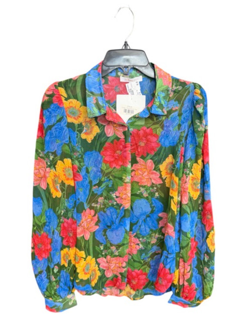 Vist Large View of Product Image Which is Used Olivaceous Long Sleeve Top L-12/14