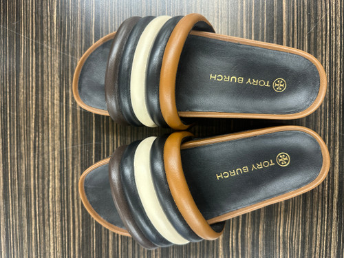 Vist Large View of Product Image Which is Used Tory Burch Wedge Sandals 7.5