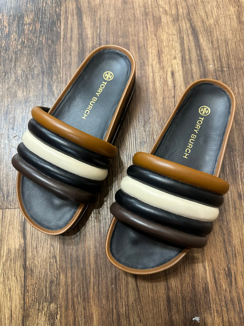 Vist Large View of Product Image Which is Used Tory Burch Wedge Sandals 7.5