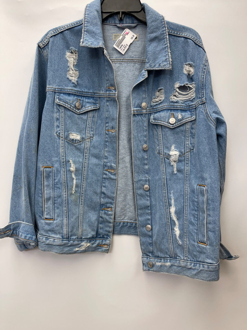 Vist Large View of Product Image Which is Top Brands Event Used Topshop Denim Jacket M-8/10