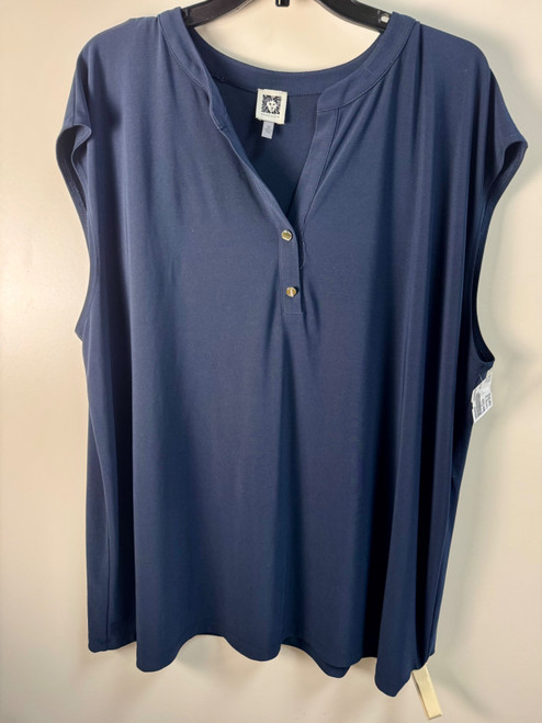 Vist Large View of Product Image Which is Used Anne Klein Sleeveless Top 3X-22