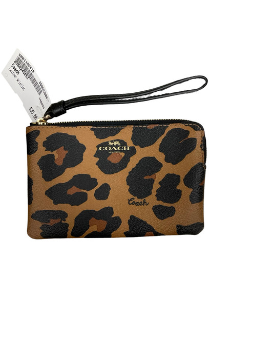 Vist Large View of Product Image Which is Used Coach Leather Wristlet