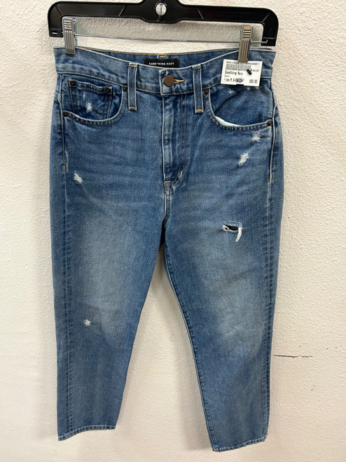 Vist Large View of Product Image Which is Used Something Navy Denim M 8-10/28-30