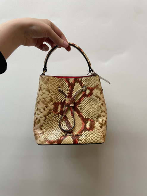 Vist Large View of Product Image Which is Used Michael Michael Kors Small Leather Handbag