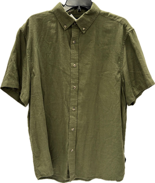 Vist Large View of Product Image Which is Used Banana Republic Mens Short Sleeve Top L/16-16.5
