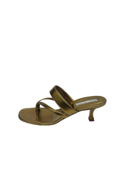 Vist Large View of Product Image Which is Used Manolo Blahnik Dress Sandals 7.5