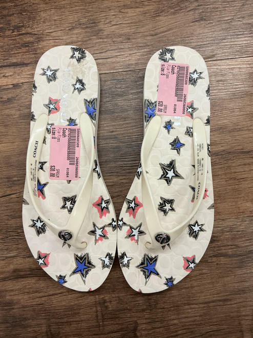 Vist Large View of Product Image Which is Used Coach Flip Flops 8
