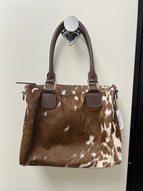 Vist Large View of Product Image Which is Used Western Linens Large Leather Handbag