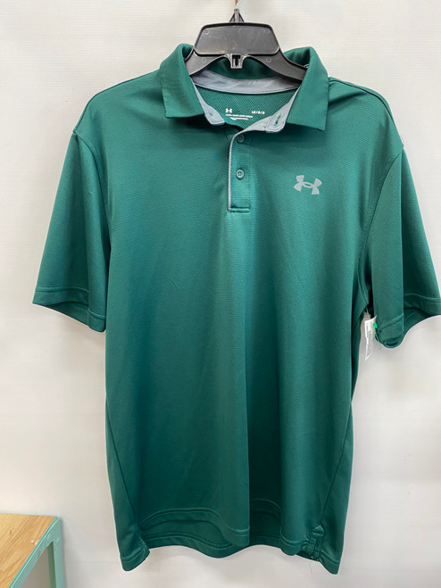 Vist Large View of Product Image Which is Used Under Armour Mens Short Sleeve Top L/16-16.5