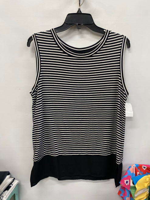 Vist Large View of Product Image Which is Used Tahari Sleeveless Top L-12/14