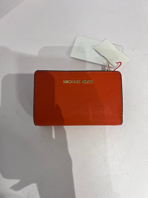 Vist Large View of Product Image Which is Used Michael Michael Kors Leather Wallet