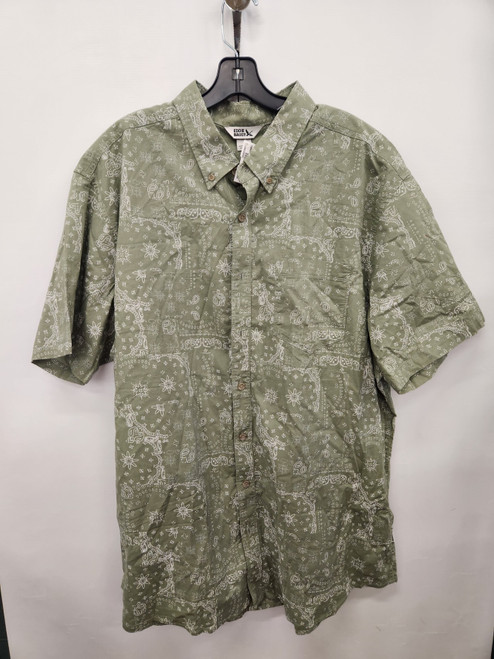 Vist Large View of Product Image Which is Used Eddie Bauer Mens Short Sleeve Top 2X/18-18.5