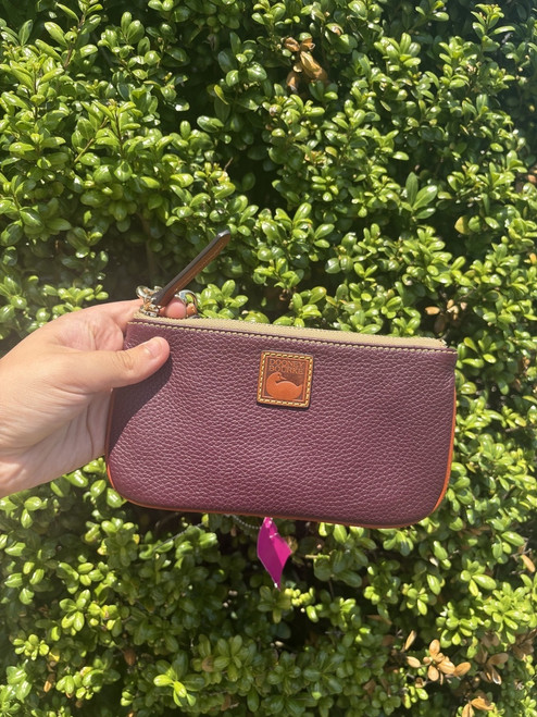 Vist Large View of Product Image Which is Used Dooney & Bourke Leather Wristlet