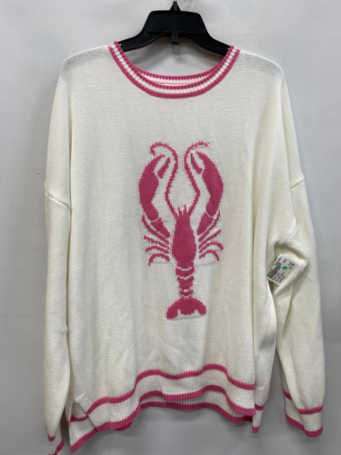 Vist Large View of Product Image Which is Used Pink Lilly Heavyweight Sweater XL-16