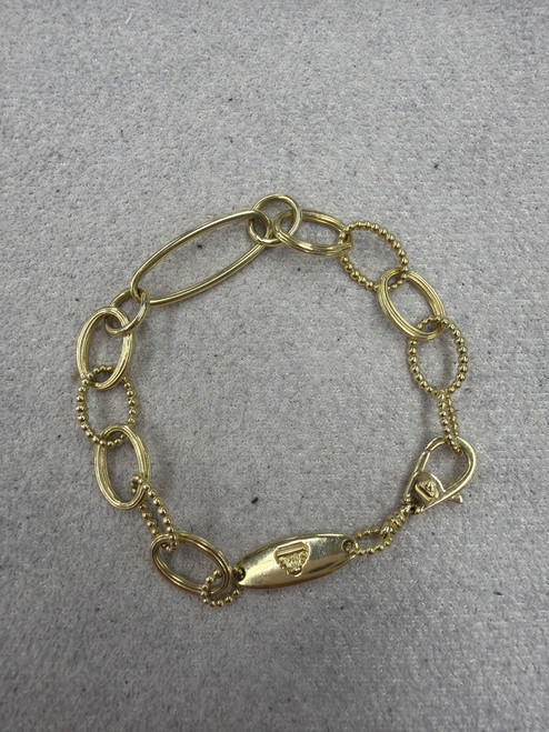 Vist Large View of Product Image Which is Used lagos 18 kt gold link Bracelet
