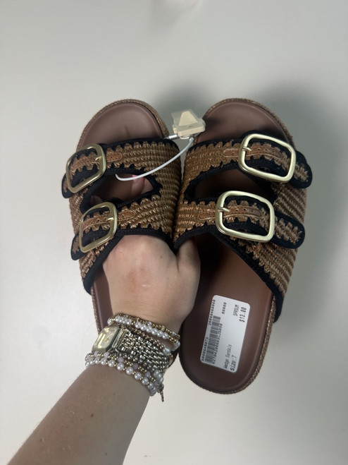 Vist Large View of Product Image Which is Used Unbranded Wedge Sandals 7